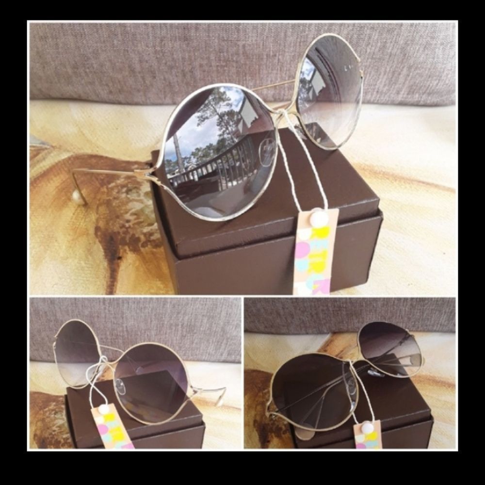 BRAND NEW 2019 ROUND TWO TONE LENS SUNGLASSES